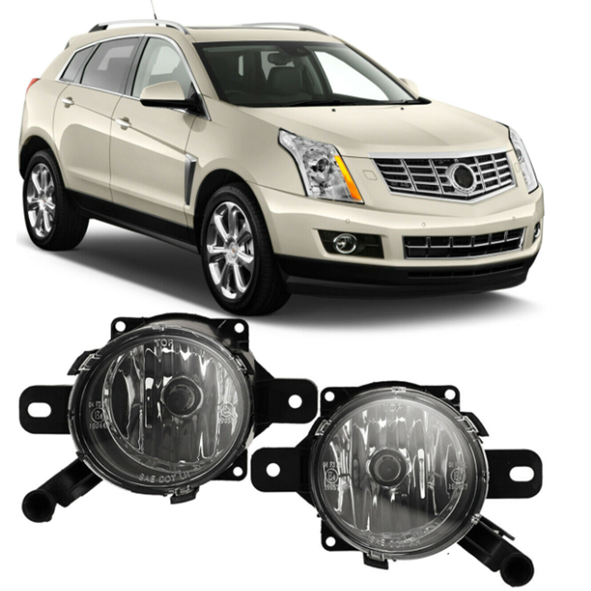 未标题-1 Auto Parts for 2010 Cadillac SRX Right Fog Light OE 94708774 Car Accessories - Image 1