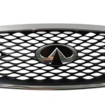 Auto Spare Part OE 62310-6HH0C for 2018 Infiniti Q50 Front Grille Chrome Outer Frame Original Gray Base With Radar Sensor Hole Car Accessories