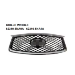 Auto Spare Part for 2018 Infiniti QX50 Chrome Outer Frame With Original Gray Base Front Grille With Camera Hole Car Accessories OE 62310-5NA0A 62310-5NA1A